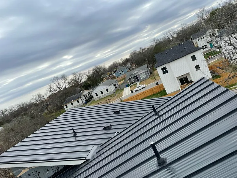 Standing seam metal roof panels with vents for Skylight Repair in Lindsay